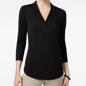 Printed V-Neck Top BRAND NEW